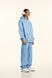 Худі оверсайз на флісі &mdash; блакитне / Sky Blue Hoody-SB фото 6
