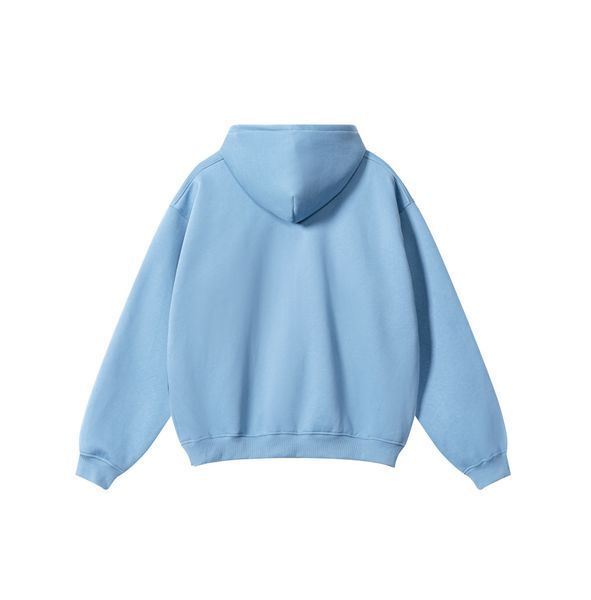 Худі оверсайз на флісі &mdash; блакитне / Sky Blue Hoody-SB фото