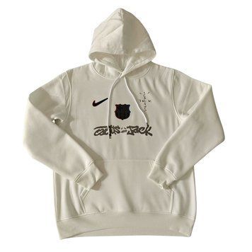 Худі Барселона Тревіс Скотт білий на флісі barcelona-hoodie-travis-scott-white-fleece фото
