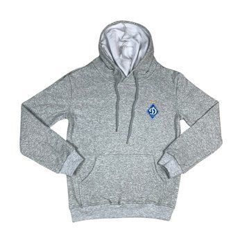 Худі Динамо сірий на флісі dynamo-hoodie-grey-fleece фото