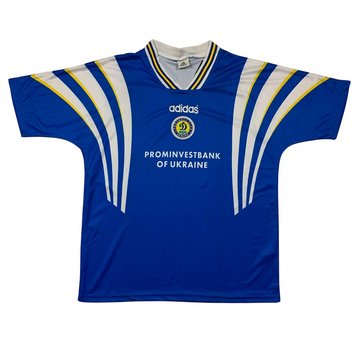 Ретро-футболка Динамо Київ 1997/1998 виїзна retro-dynamo-kyiv-away-blue фото