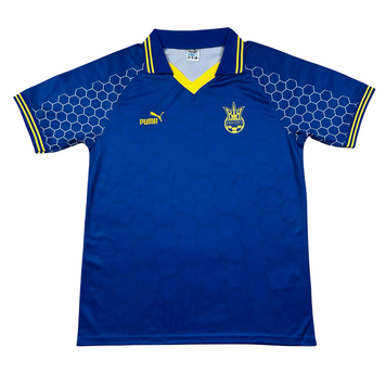 Ретро-футболка збірної України 1998 виїзна retro-ukr-blue фото