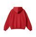 Худі оверсайз на флісі &mdash; червоне / Red Hoody-RE фото 3