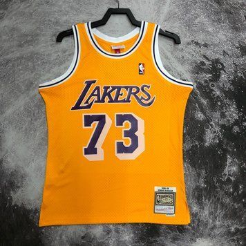 Los Angeles Lakers 1997-99 Home Rodman 73 a6843554 фото