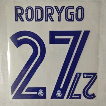 Реал Мадрид 2020-21 #27 Rodrygo домашній/виїзний IMG_0926 фото