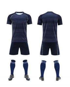 Футбольна форма командна Темно-синя (з білими вставками) forma-team-navy-classic фото