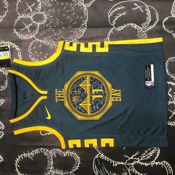 Golden State Warriors 2018-19 City Thompson 11 989393a4 фото