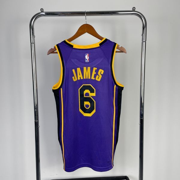 Los Angeles Lakers 2022-23 Statement James 6 be710c23 фото