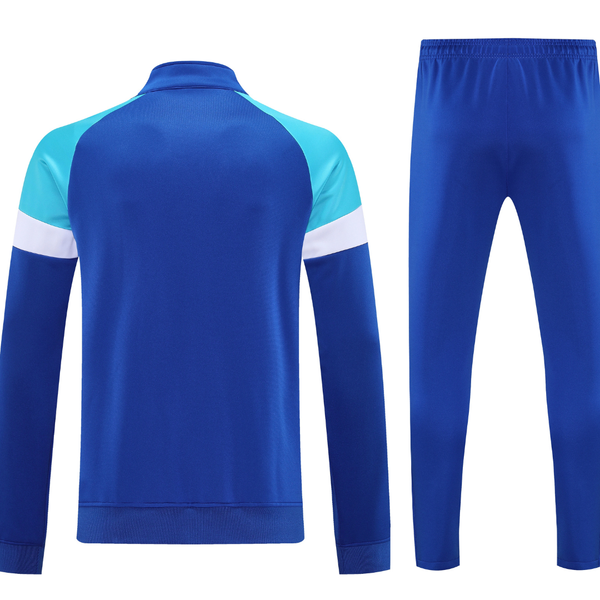 Спортивний костюм командний синій із блакитними вставками kostium-blue фото