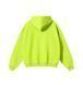 Худі оверсайз на флісі &mdash; салатове / Lime Green Hoody-GN фото 3