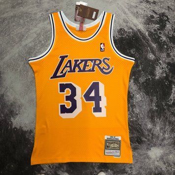 Los Angeles Lakers 1997-99 Home O'Neal 34 64f734ec фото