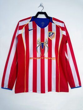 Ретро-футболка довгий рукав Атлетіко Мадрид 2004/05 домашній df0f0f27 фото