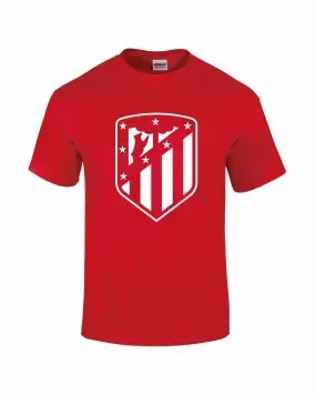 Футболка Атлетико Мадрид червоний з білим лого Atletico_Madrid_Red фото