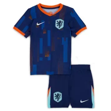 2024 Дитяча футбольна форма Нідерланди виїзний Holland-Away-Kids-Football-Kit-2024-1 фото