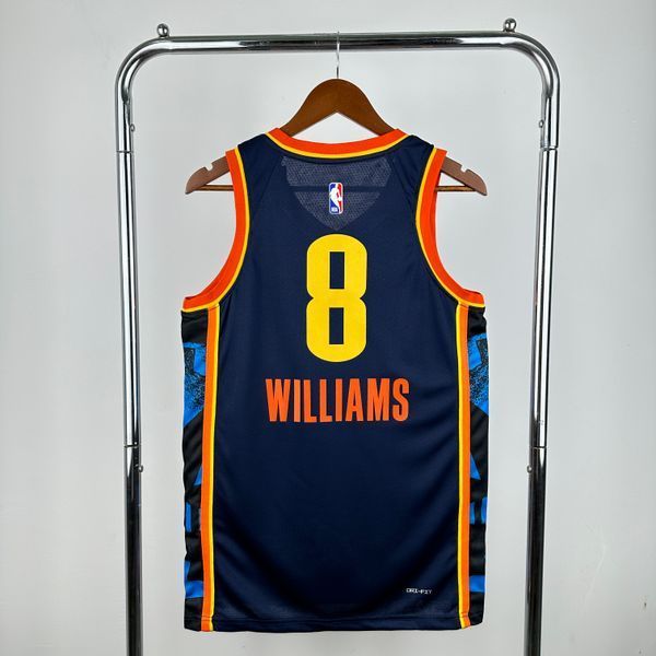 Oklahoma City Thunder 2024-25 City Williams 8 8d9eb37a фото