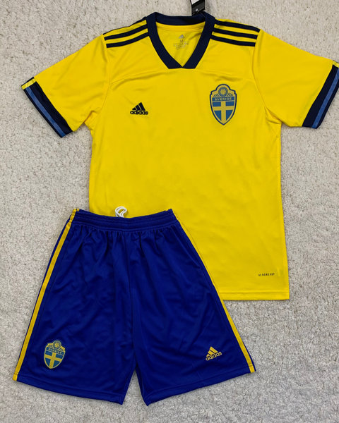 2021 Футбольна форма Збірна Швеції дом/жовтий adidas-sweden-20- фото