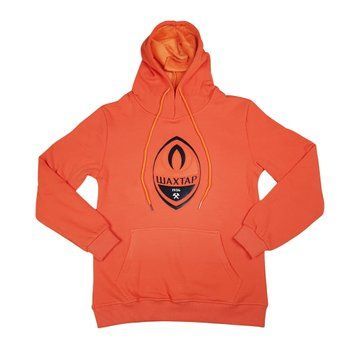 Худі Шахтар оранжевий на флісі shakhtar-hoodie-orange-fleece фото