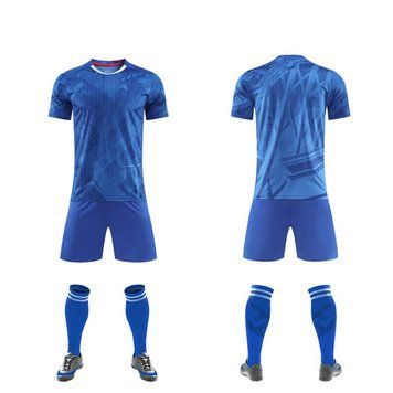 Футбольна форма командна Синя з геометричним візерунком forma-team-bluegeo фото