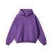 Худі оверсайз на флісі &mdash; фіолетове / Purple Hoody-FL фото 2