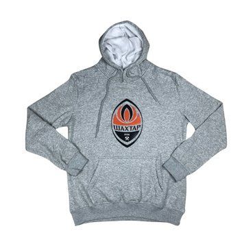 Худі Шахтар сірий на флісі shakhtar-hoodie-grey-fleece фото