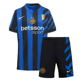 2025 Дитяча футбольна форма Інтер домашній Inter-Milan-6 фото