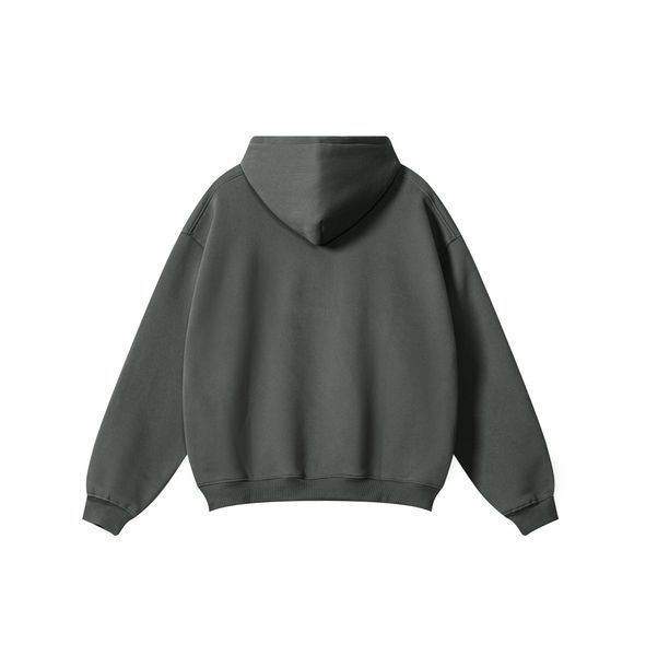 Костюм оверсайз худі + штани на флісі &mdash; графіт / Graphite HD-DG фото