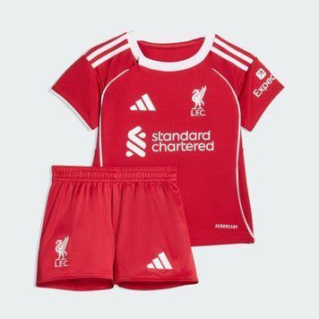 2025/26 Дитяча футбольна форма Ліверпуль домашній Liverpool_FC_25-26_HomeKit фото