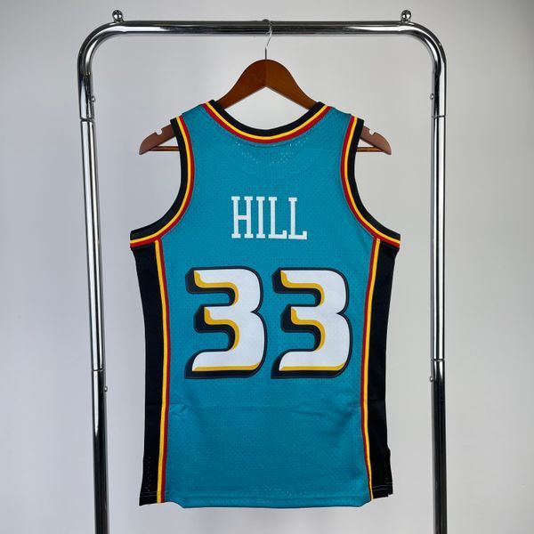 Detroit Pistons 1997-01 Away Hill 33 6dbd047e фото