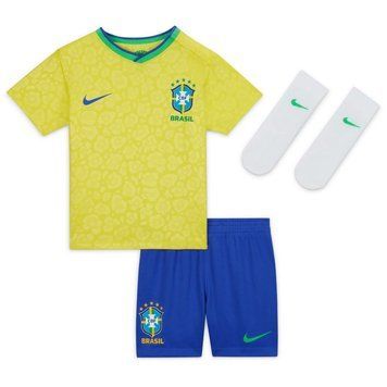2022 Дитяча футбольна форма Бразилія домашній brazil-baby-home-kit-22-23 фото