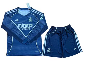 2025/2026 Футбольна форма з довгим рукавом Реал мадрид виїзд realmadridawaysleeve фото