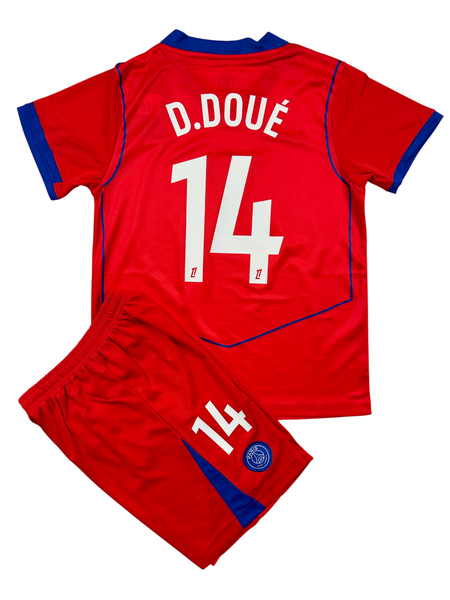 2025/26 Дитяча футбольна форма ПСЖ резервний kit-psg-away-red_kids фото