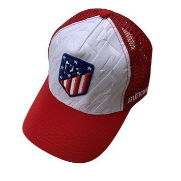 Кепка Атлетіко-Мадрид червоно-синій atletico-madrid-red-white-cap фото