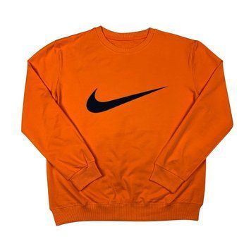 Світшот з логотипом Свуш оранжевий nike-sweatshirt-orange-fleece фото
