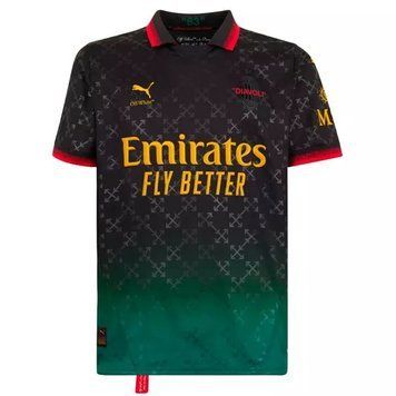 2025 Футбольна форма Мілан чорно-зелений лімітед DIAVOLI AC-Milan-X25-Black фото