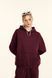 Худі оверсайз на флісі &mdash; бордовий / Burgundy Hoody-DR фото 1