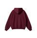 Худі оверсайз на флісі &mdash; бордовий / Burgundy Hoody-DR фото 3