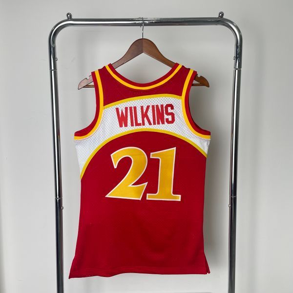 Atlanta Hawks 1982-92 Away Wilkins 21 13fe6942 фото