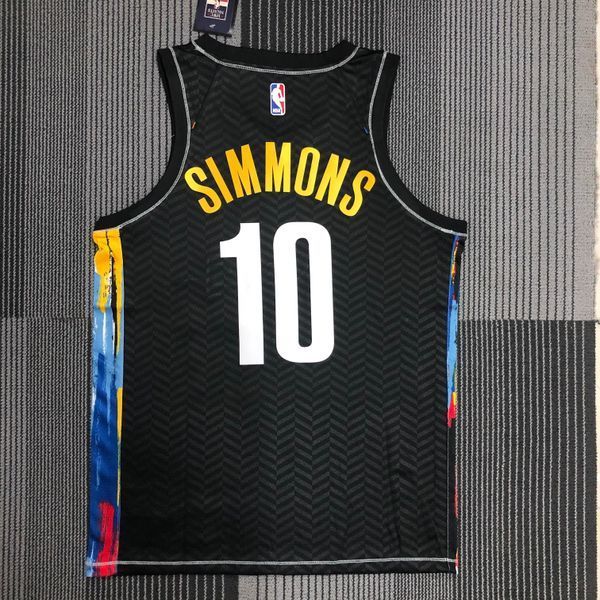 Brooklyn Nets 2020-21 City Simmons 10 a8329901 фото