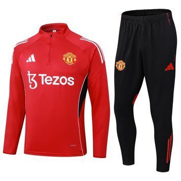 Дитячий тренувальний костюм Манчестер Юнайтед червоний trkids-manutd-red-2026 фото