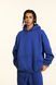 Худі оверсайз на флісі &mdash; синє / Blue Hoody-BU фото 1