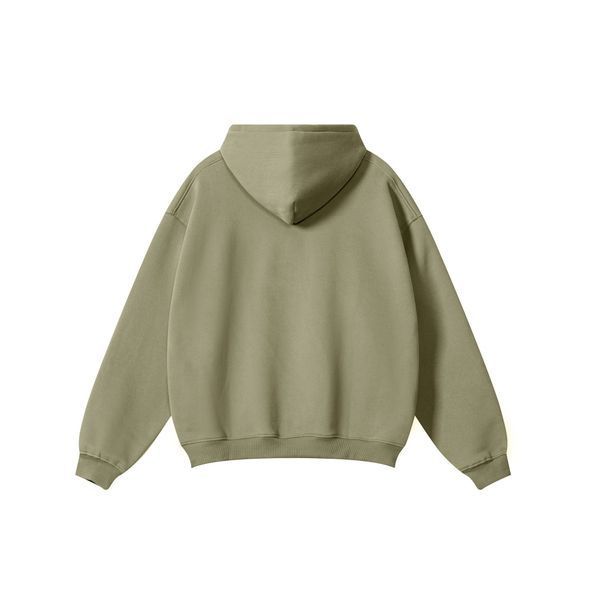 Костюм оверсайз худі + штани на флісі &mdash; оливковий / Olive HD-OL фото