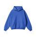 Худі оверсайз на флісі &mdash; синє / Blue Hoody-BU фото 2