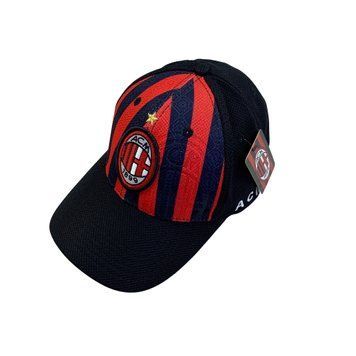 Кепка Мілан червоно-чорний ac-milan-red-black-cap фото