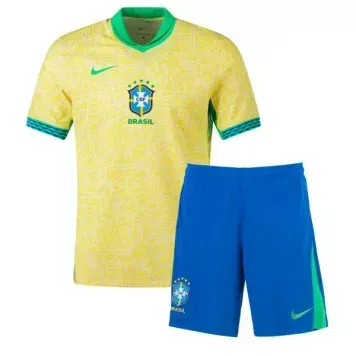 2024 Дитяча футбольна форма Бразилія домашній Brazil-Home фото