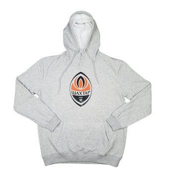 Худі Шахтар сірий на флісі shakhtar-hoodie-gray-fleece фото