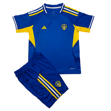 2025/26 Дитяча футбольна форма Лідс виїзна leedskidsgoldblue фото