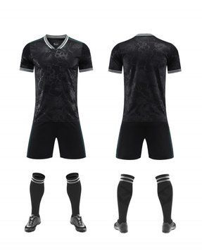 Футбольна форма командна Чорна (з флористичним візерунком) forma-team-black-floral фото