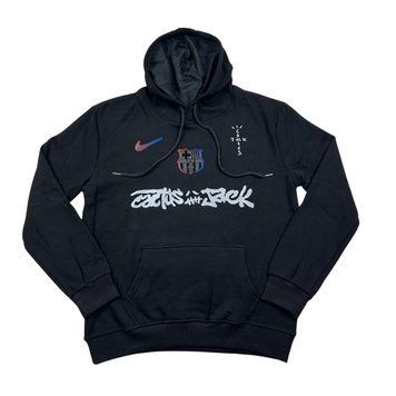 Худі Барселона Travis Scott чорний на флісі barcelona-hoodie-black-travis-scott фото