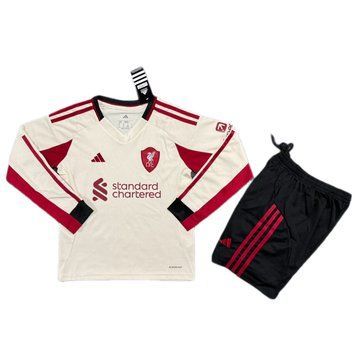 2025/26 Дитяча форма з довгим рукавом Ліверпуль виїзна liverpoolawaysleevekids фото