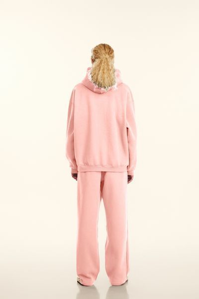 Худі оверсайз на флісі &mdash; рожеве / Pink Hoody-PI фото